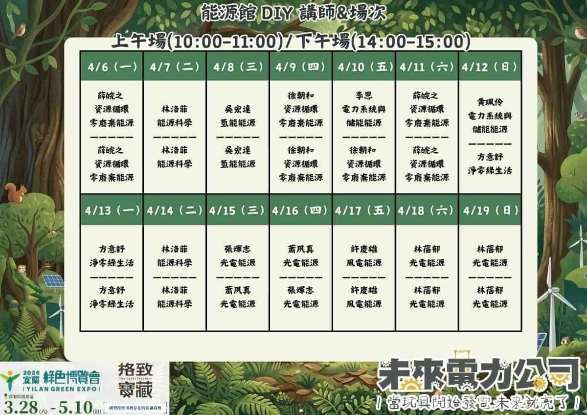 4/6-4/29 課程